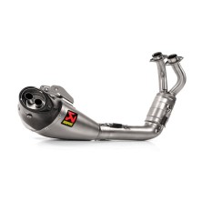 Complete racing exhaust system MT 07 21-24 Homologated Akrapovic