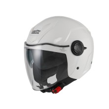 Casque Jet Unik avec visière solaire blanc VENUS DV