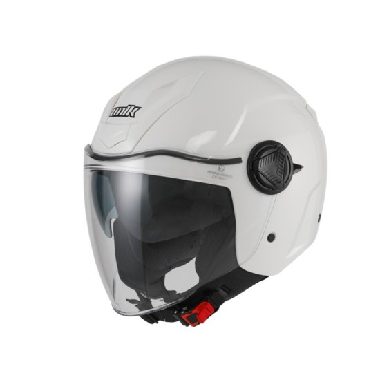 Jet helmet Unik with white solar goggles VENUS DV