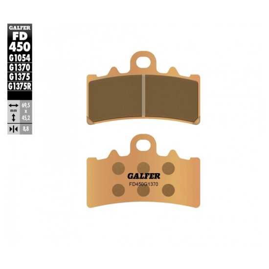 Sintered brake pads FD450G1370 KTM Duke 125/390cc Galfer Sintered brake pads FD450G1370 KTM Duke 125/390cc Galfer