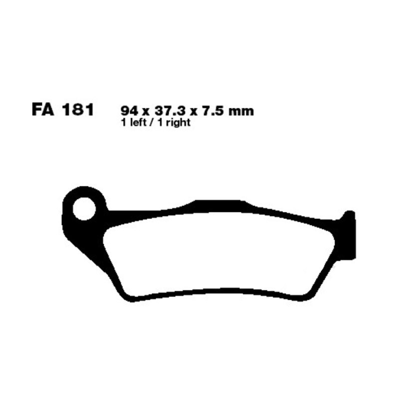 Sintered brake pads Aprilia 125 RX EBC