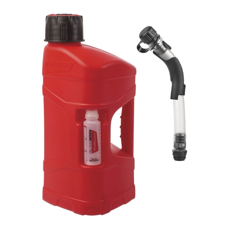 Bidon d'essence homologué Remplissage rapide 10L Polisport