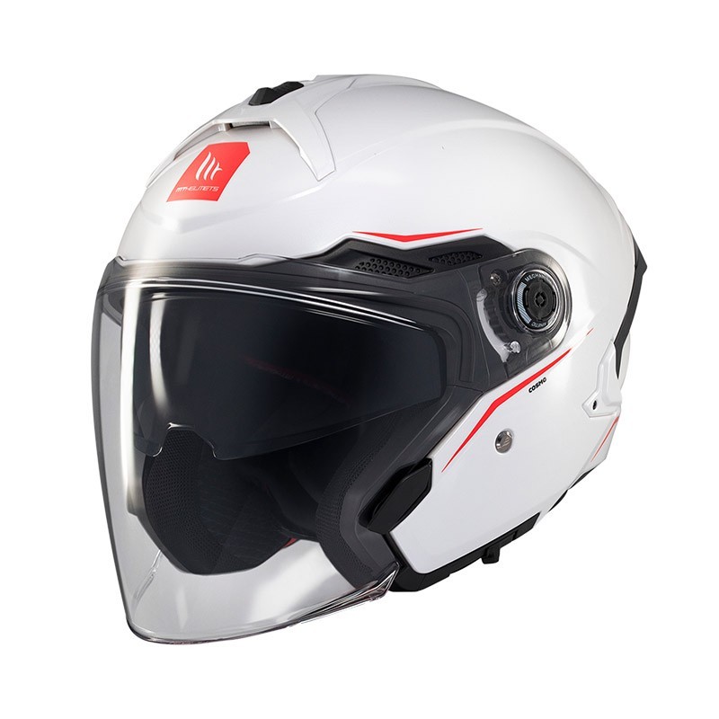 Casque Jet OF515SV Cosmo SV A0 Blanc Brillant MT