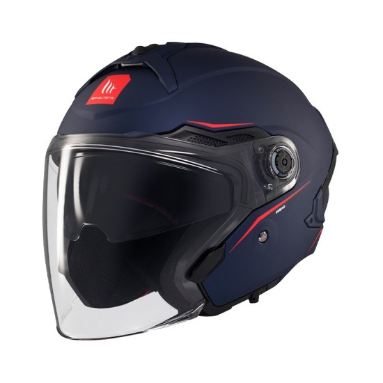 Casque MT Jet OF515SV Cosmo SV A7 Bleu mat