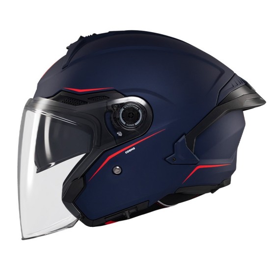 Casque MT Jet OF515SV Cosmo SV A7 Bleu mat