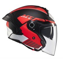 Casque Jet OF515SV Cosmo SV Cruiser B5 Blanc Mat Rouge MT