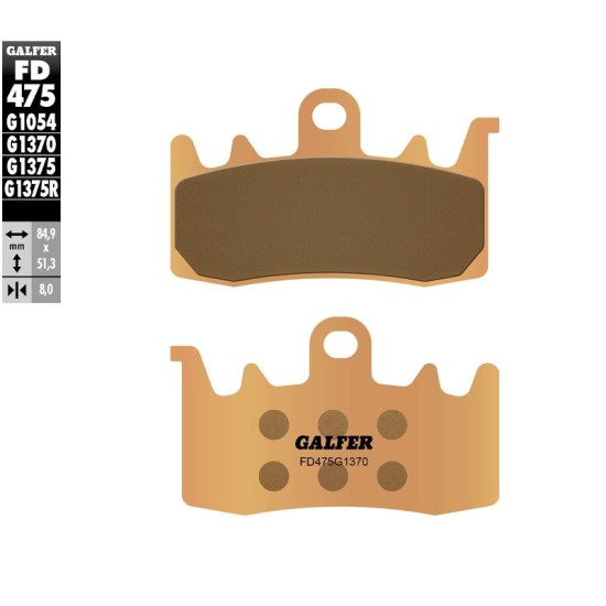 Brake pads Aprilia RSV4 R 1100 2015- Galfer