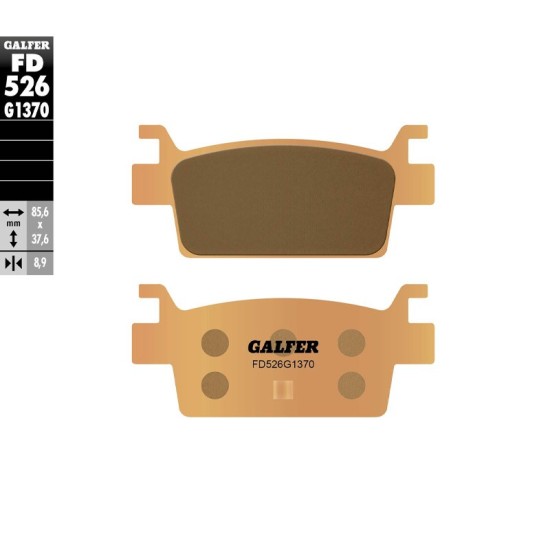 Brake pads Kymco AK 550 2017- Galfer