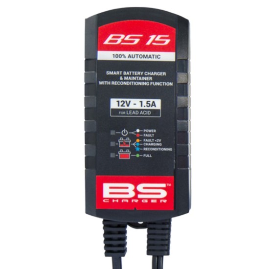 BS BATTERY BS15 Intelligent Battery Charger - 12V 1.5A