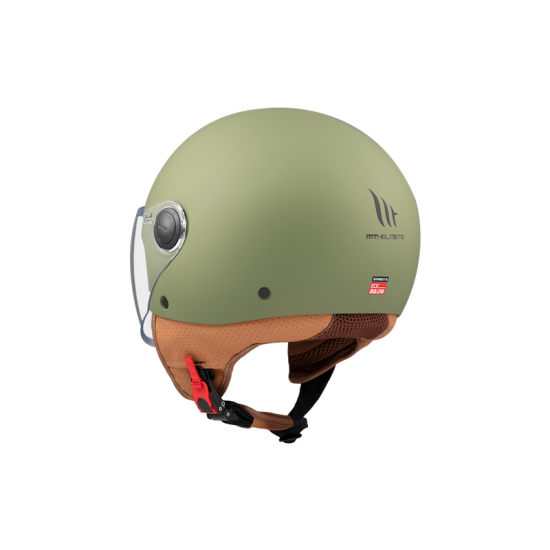 Casque OF501 Street Solid A6 Vert Mat MT Helmets