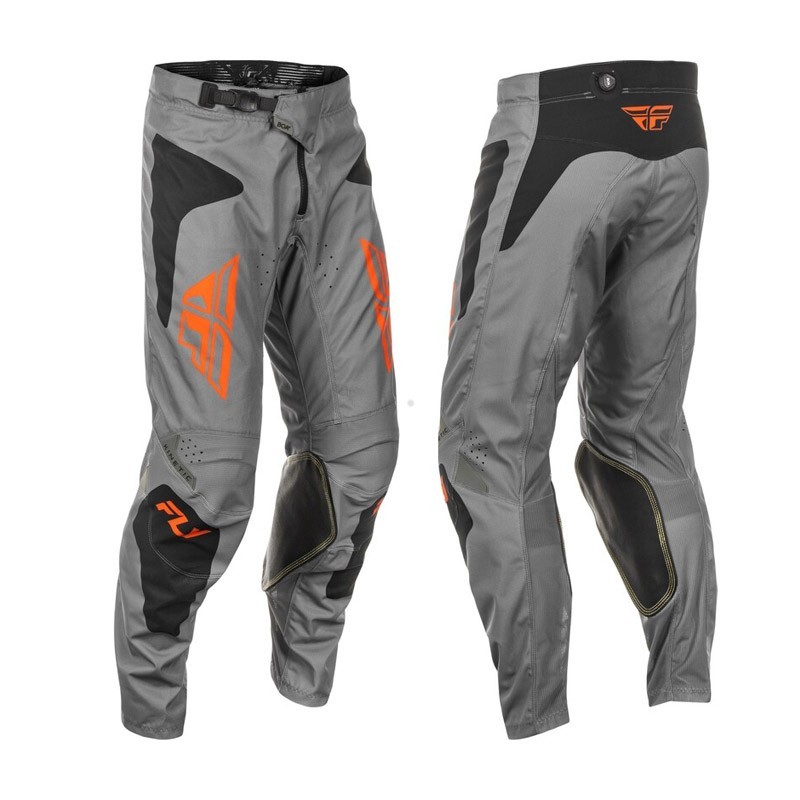 Pantalon FLY RACING F-16 gris et orange