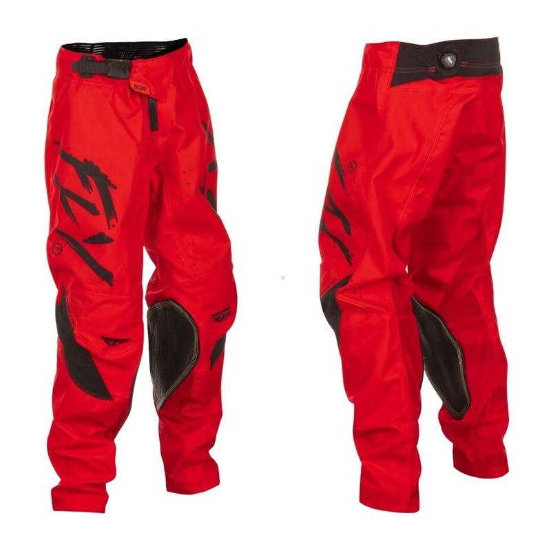 Pantalon enfant FLY RACING Kinetic Stoke rouge et noir