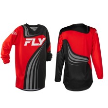 T-shirt enfant FLY RACING F-16 rouge et noir