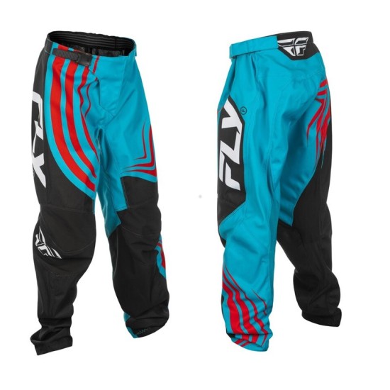 FLY RACING F-16 children's pants blue cyan