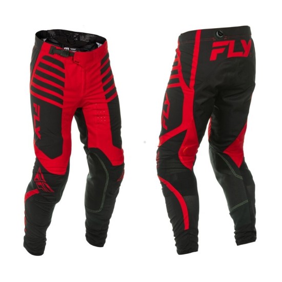 Pantalon FLY RACING lite noir et rouge