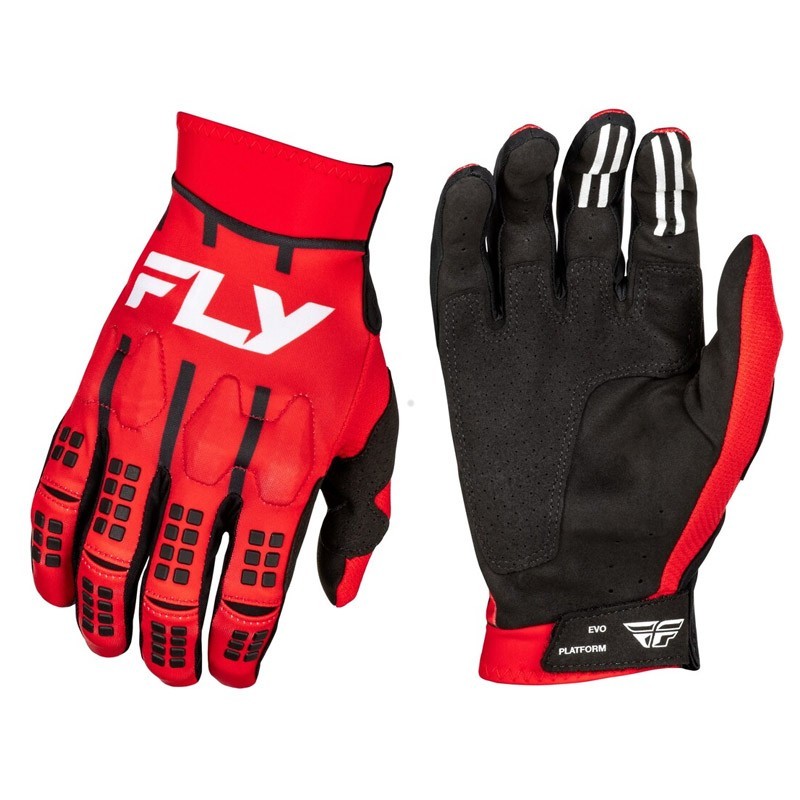 FLY RACING Evolution DST red and black gloves