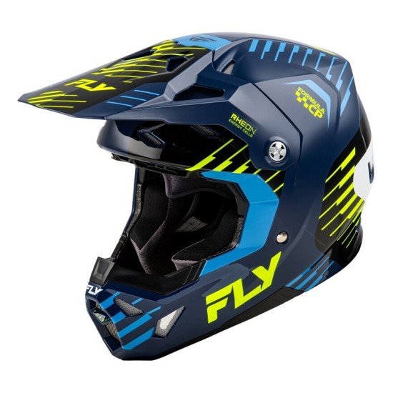 Casque FLY RACING Formula CP Slice bleu foncé