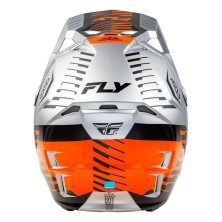 Casque FLY RACING Formula CP gris, orange et noir