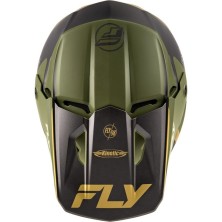 FLY RACING Kinetic Rally Matte Green Helmet