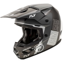 Casque FLY RACING Kinetic Rally gris mat et noir