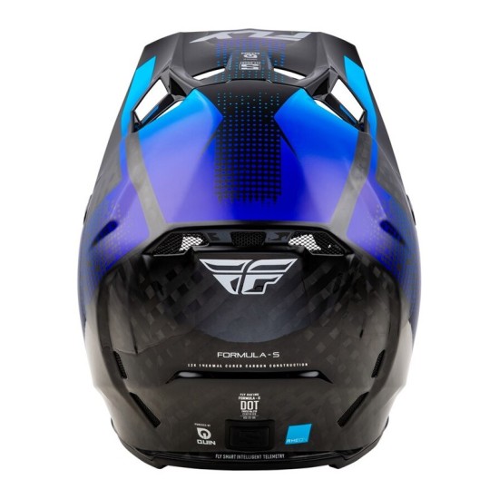 Casque FLY RACING Formula S Protocole carbone noir et gris