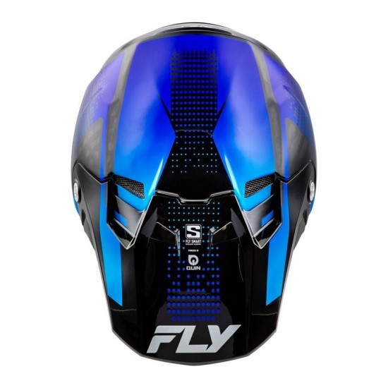 Casque FLY RACING Formula S Protocole carbone noir et gris