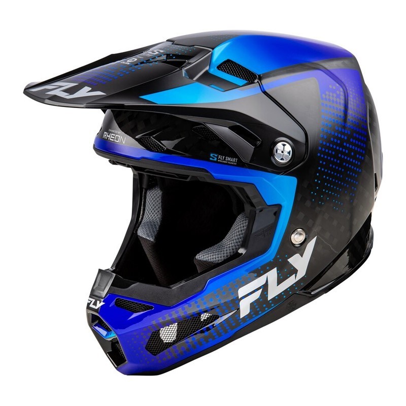 Casque FLY RACING Formula S Protocole carbone noir et gris