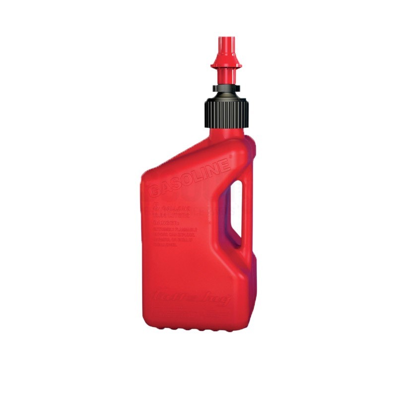 Fast filling gasoline can 20 liters red