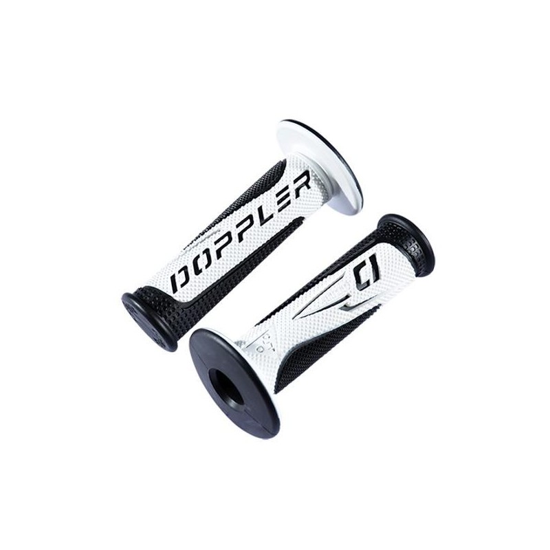 White and black Doppler cuffs