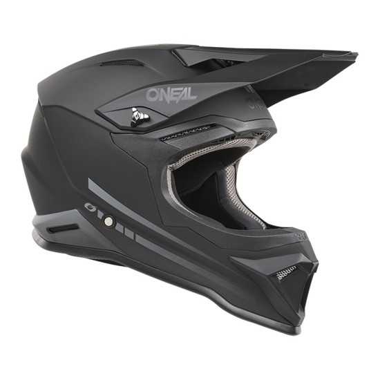 Casque de Cross 1SRS Solide noir O'Neal
