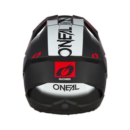 Casque de Cross 3SRS Hexx noir, blanc et rouge O'Neal