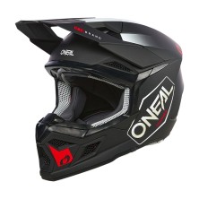 Casque de Cross 3SRS Hexx noir, blanc et rouge O'Neal