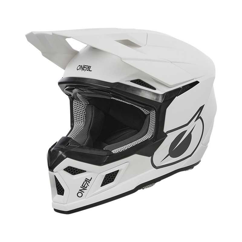 3SRS Solid White O'Neal Cross Helmet
