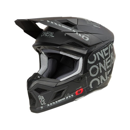 Casque de Cross 3SRS Static noir O'Neal