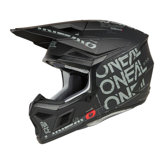 Casque de Cross 3SRS Static noir O'Neal