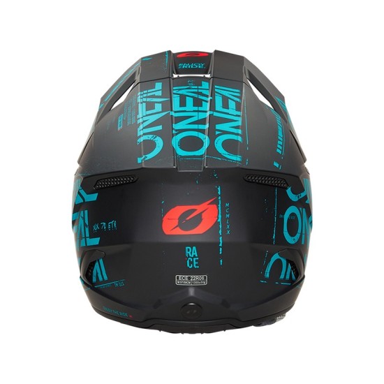 Casque de Cross 3SRS Static noir et bleu O'Neal