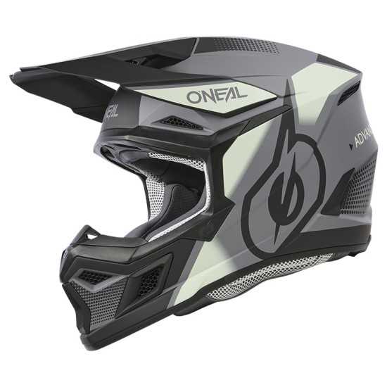 Casco de Cross 3SRS Vision negro y gris O'Neal