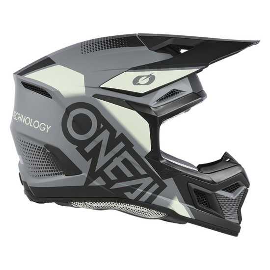 Casco de Cross 3SRS Vision negro y gris O'Neal