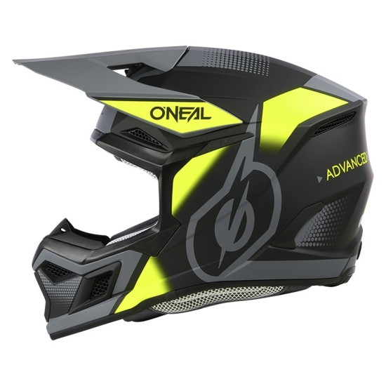 Casque de Cross 3SRS Vision noir, gris et fluo O'Neal