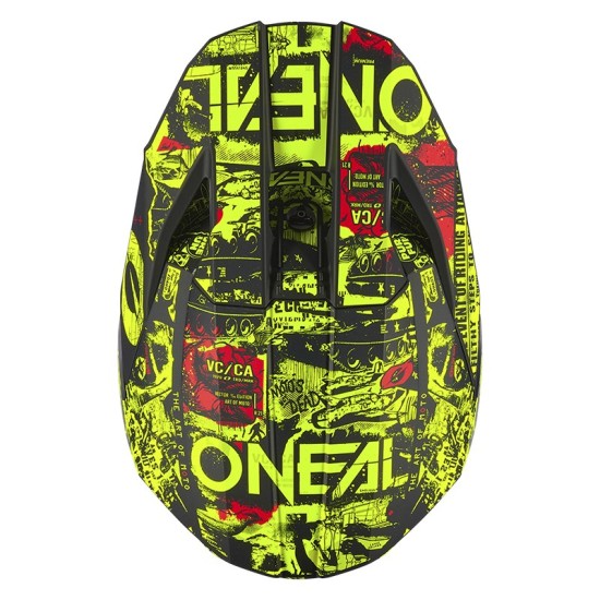 Casque enfant de Cross 3SRS Attack noir et fluo O'Neal