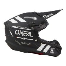 Casque de Cross 5SRS Polyacrylite WARHAWK noir O'Neal