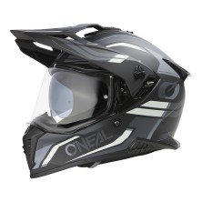 O'Neal A-SRS Solid black and gray helmet