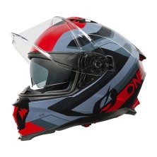 Casque CHALLENGER Exo bleu et rouge O'Neal