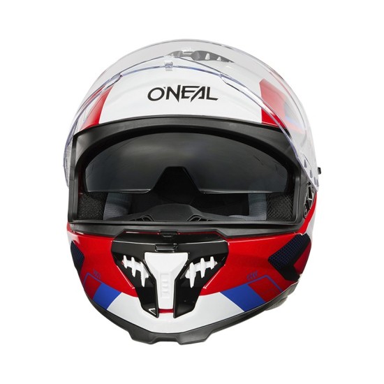 Casque CHALLENGER Exo rouge et bleu O'Neal