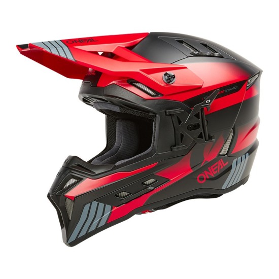 Casque de Cross EX-SRS HITCH noir et rouge O'Neal