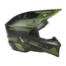 EX-SRS HITCH black and green Cross Helmet O'Neal