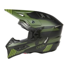 EX-SRS HITCH black and green Cross Helmet O'Neal