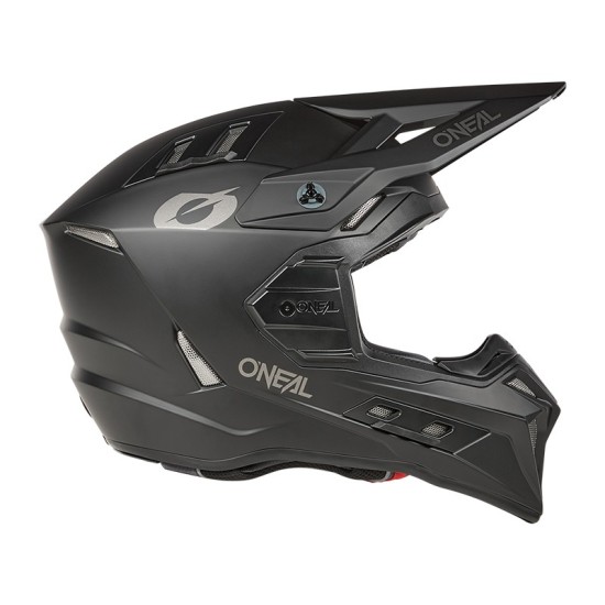 O'Neal EX-SRS Solid Black Cross Helmet