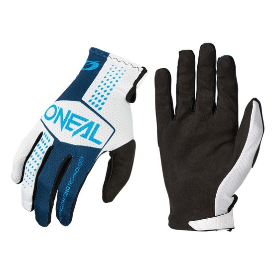 O'Neal Matrix Split blue and white gloves