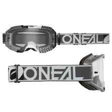 Lunettes de motocross Solid Gris et blanc O'neal